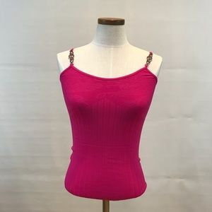 Musa Tank top Pink Stretchy
